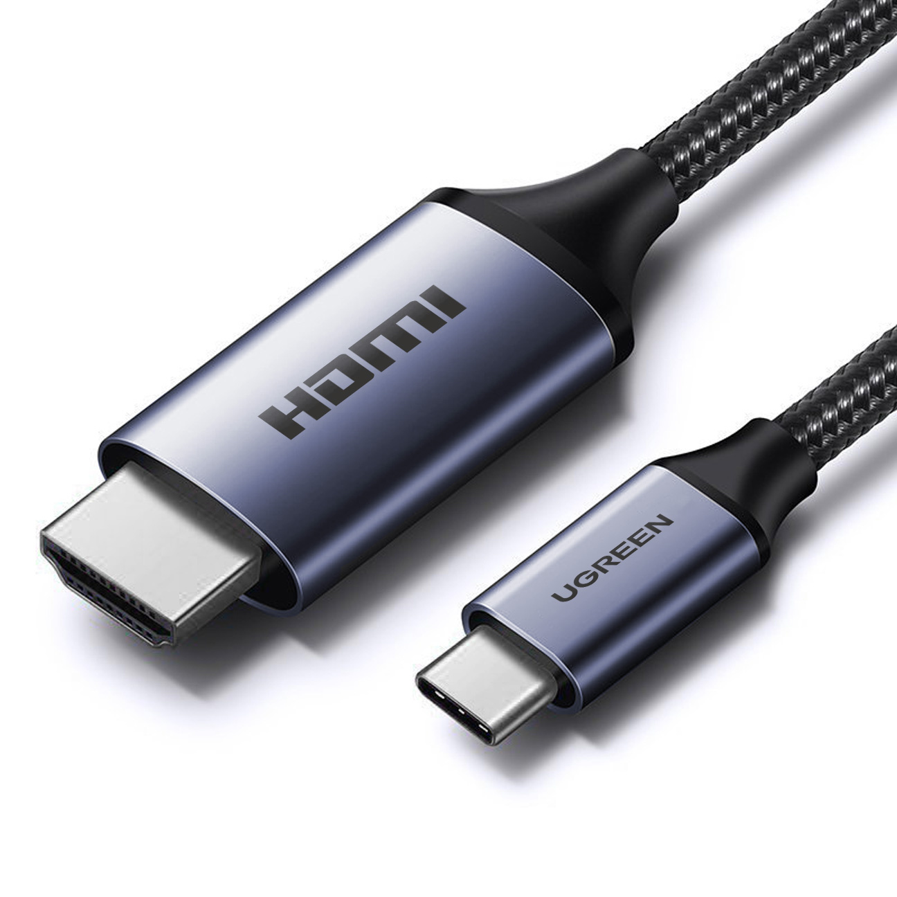 USB C - HDMI 2.1 8K 60Hz Cable 1.5m Ugreen CM565 - Gray - B2B  wholesaler.hurtel.com